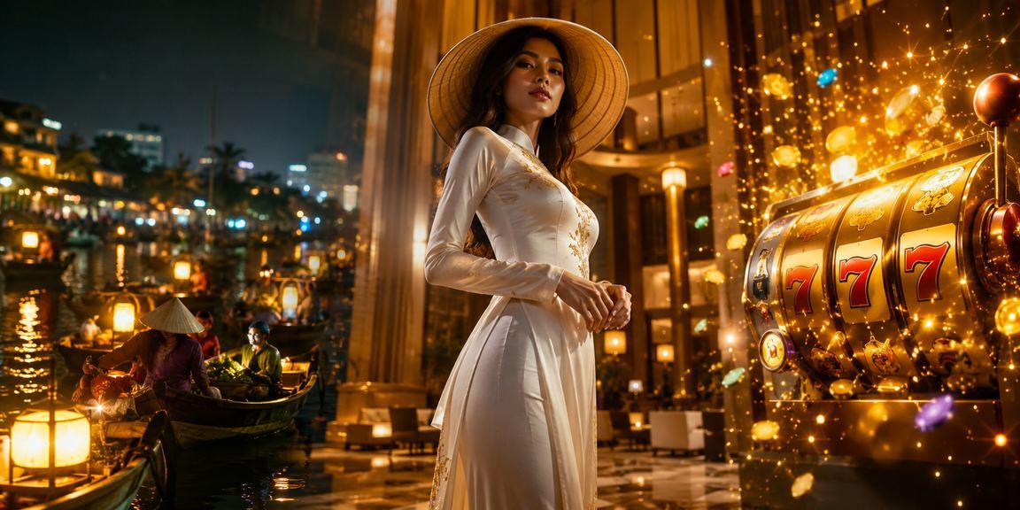 Trò chơi slot tại Hà Nội với nón lá truyền thống